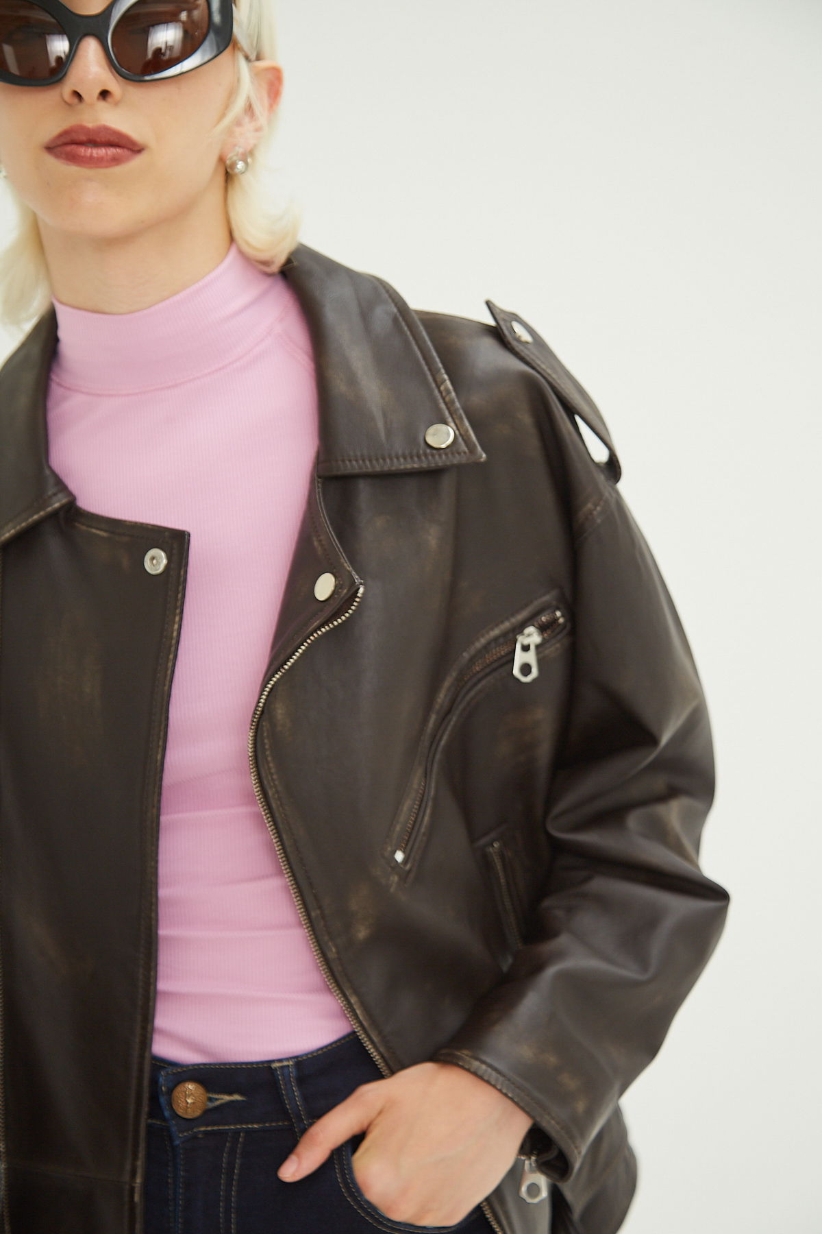CAMPERA DE CUERO STEWART