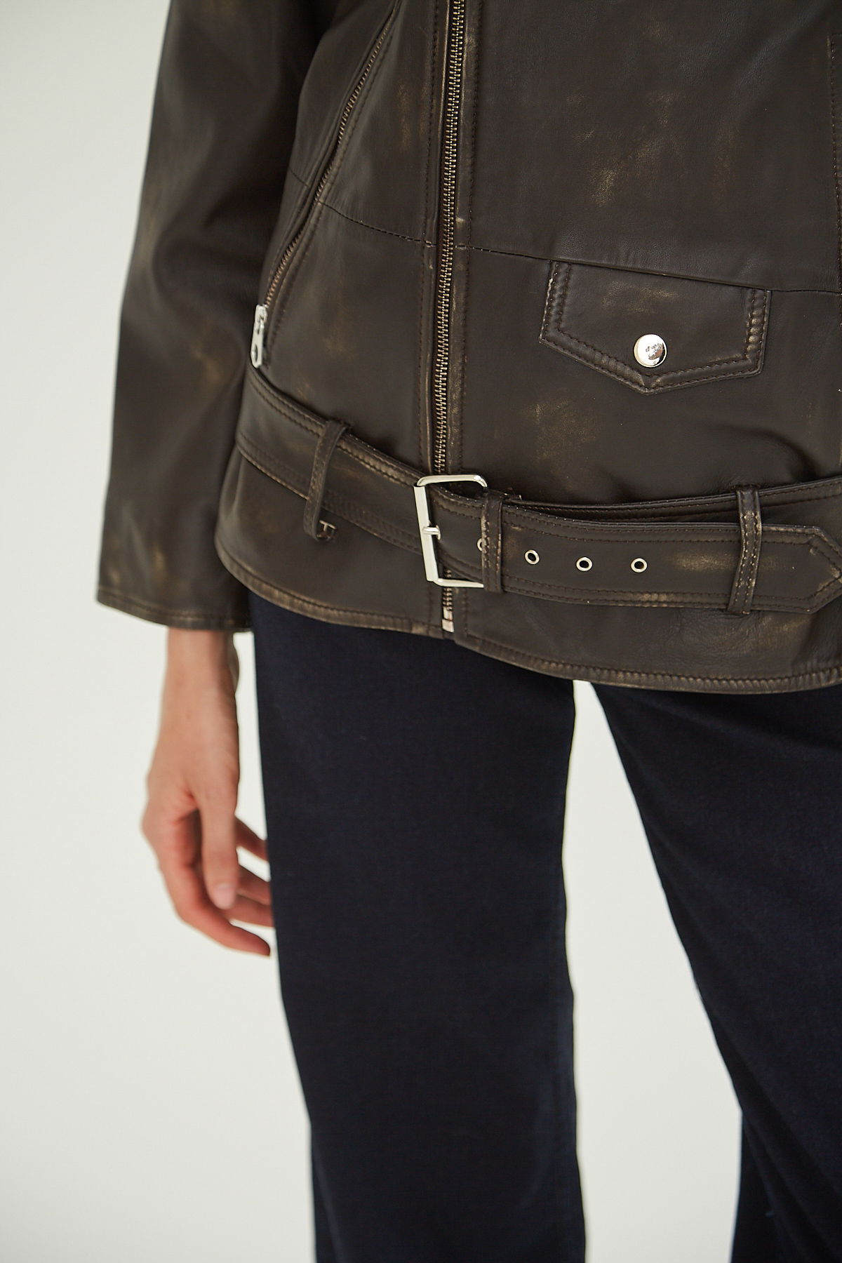 CAMPERA DE CUERO STEWART