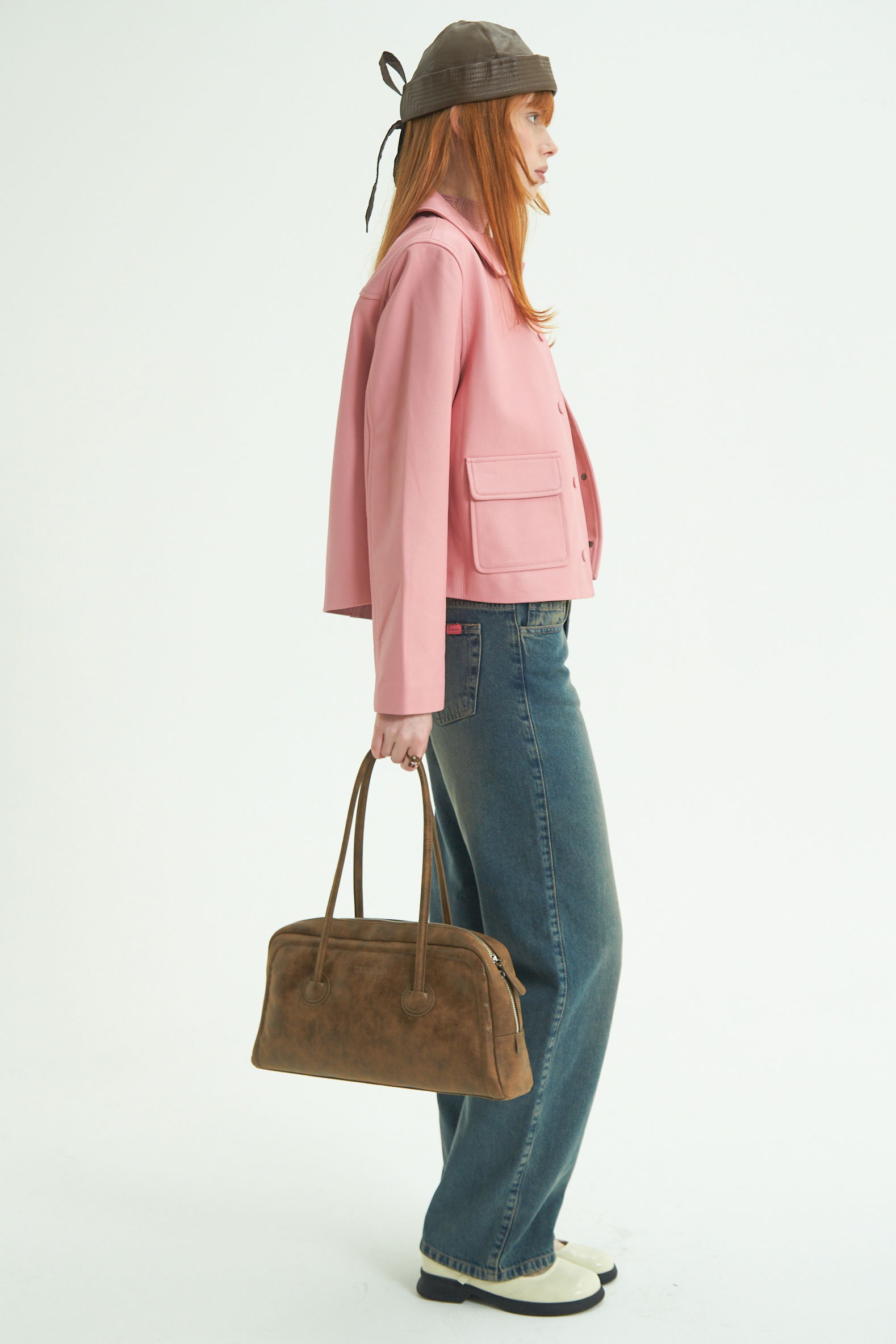 CAMPERA DE CUERO ZOE // OVINO
