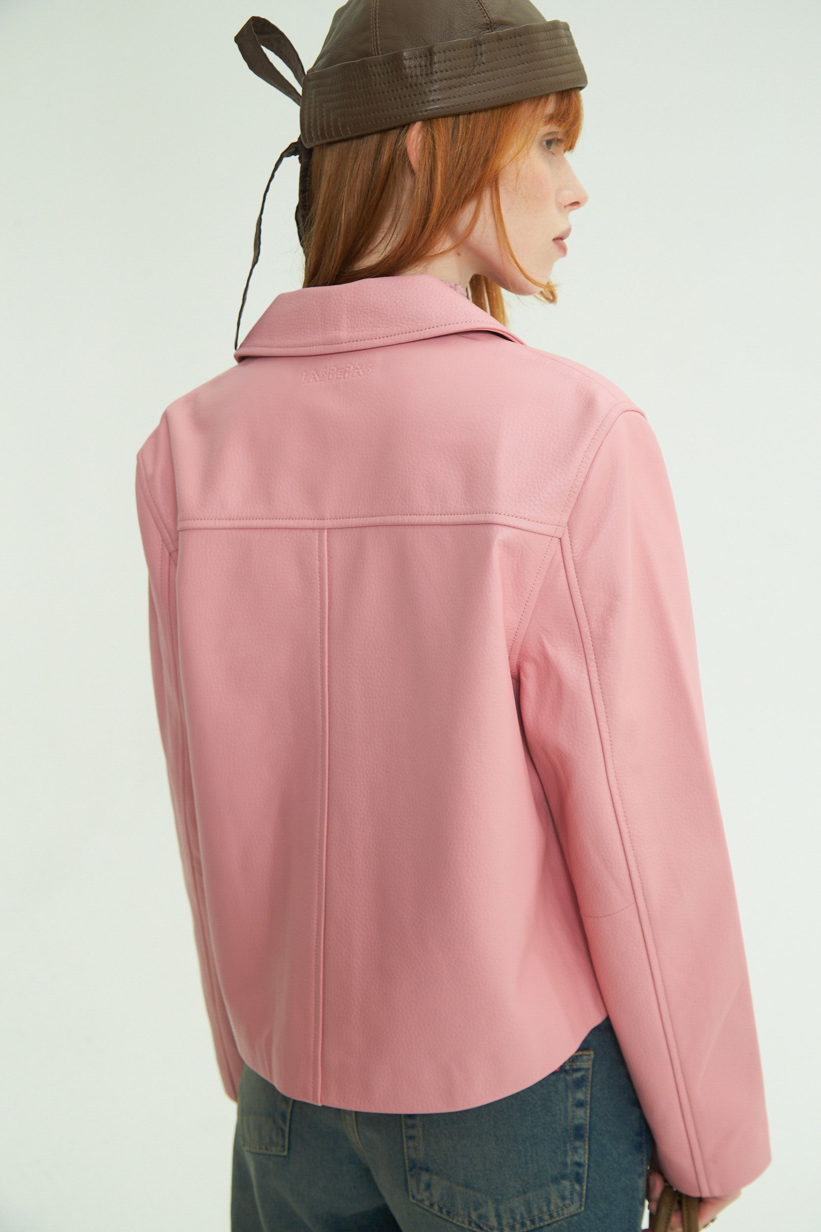 CAMPERA DE CUERO ZOE // OVINO
