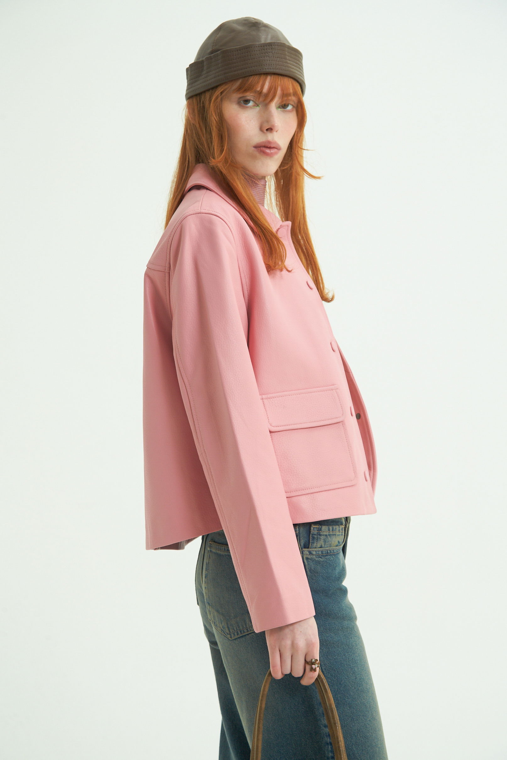 CAMPERA DE CUERO ZOE // OVINO