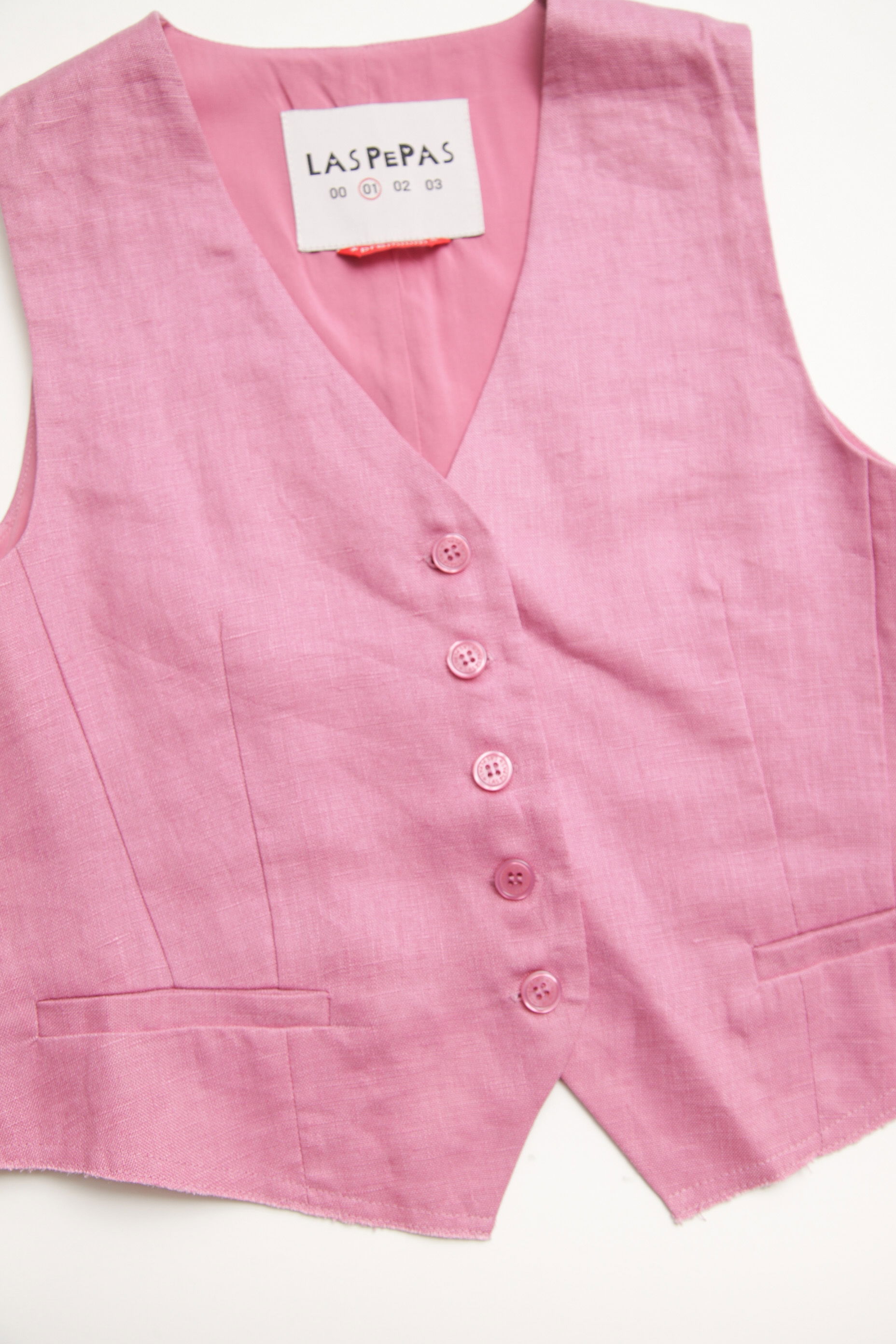 CHALECO DE LINO OLYMPIA