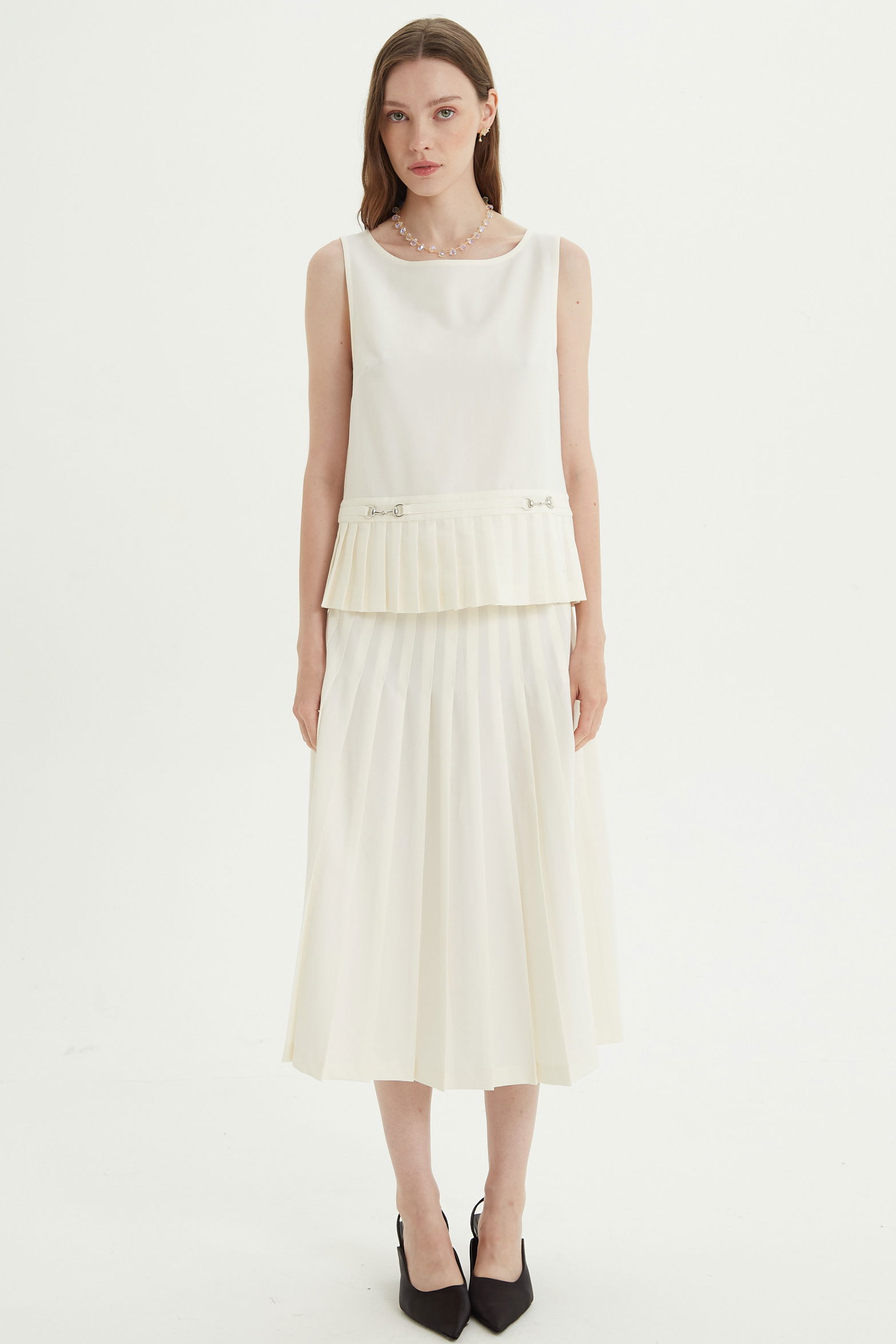 FALDA MIDI PLISADA PORTIA
