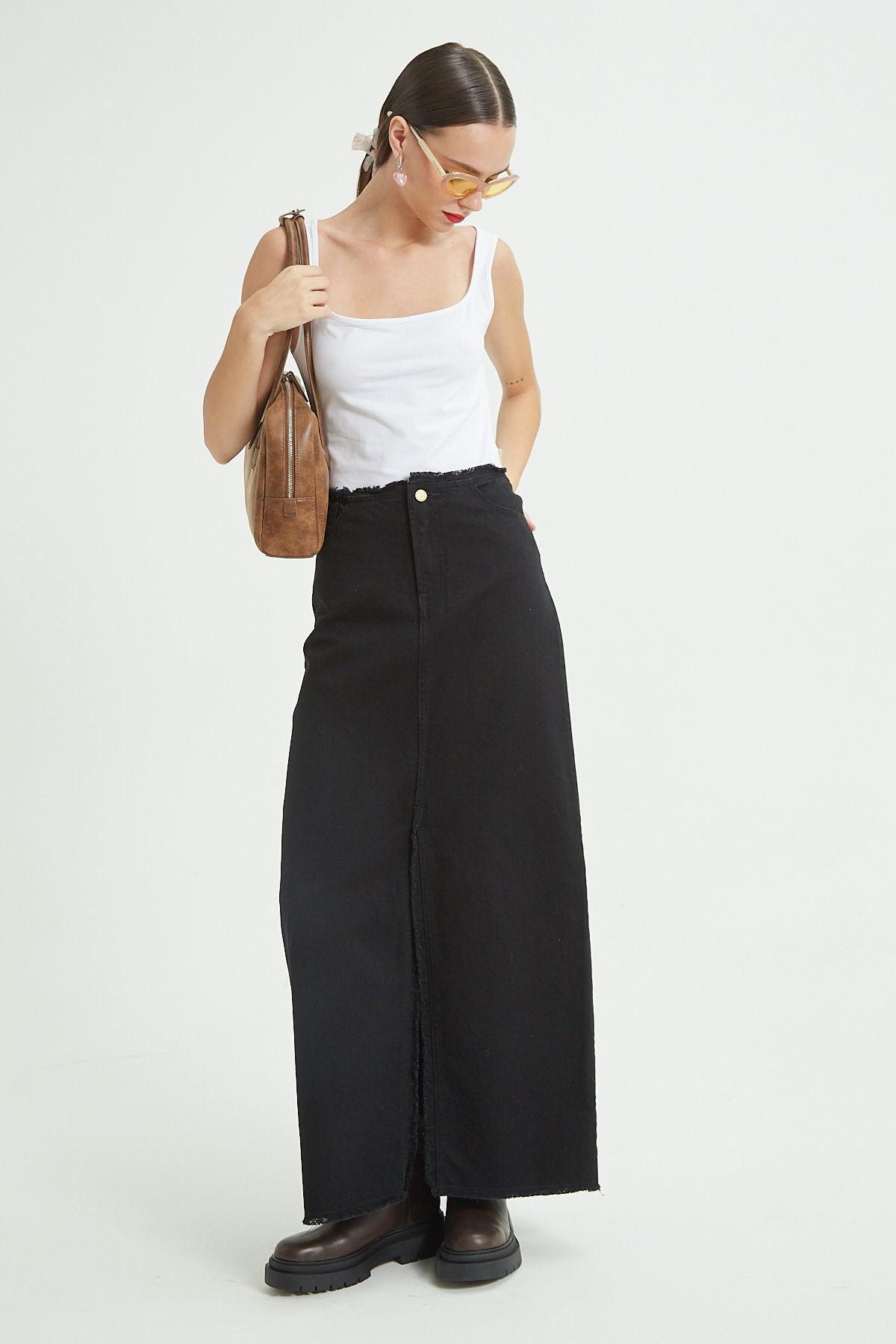 Skirt Faldas De SeÃ±oras Jeans Faldas Largas De SeÃ±ora Ropa