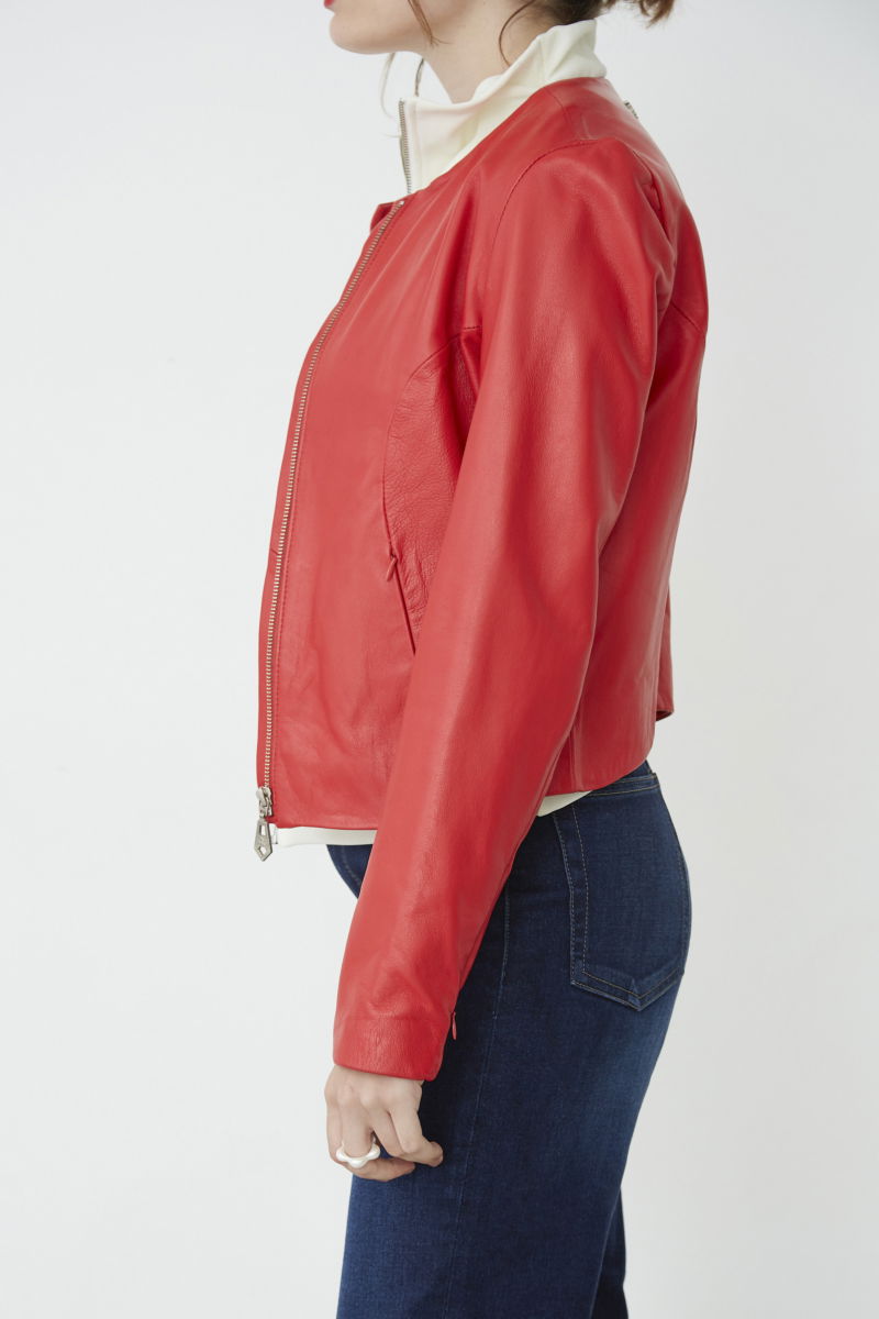 CAMPERA DE CUERO MARION // OVINO ITALIANO