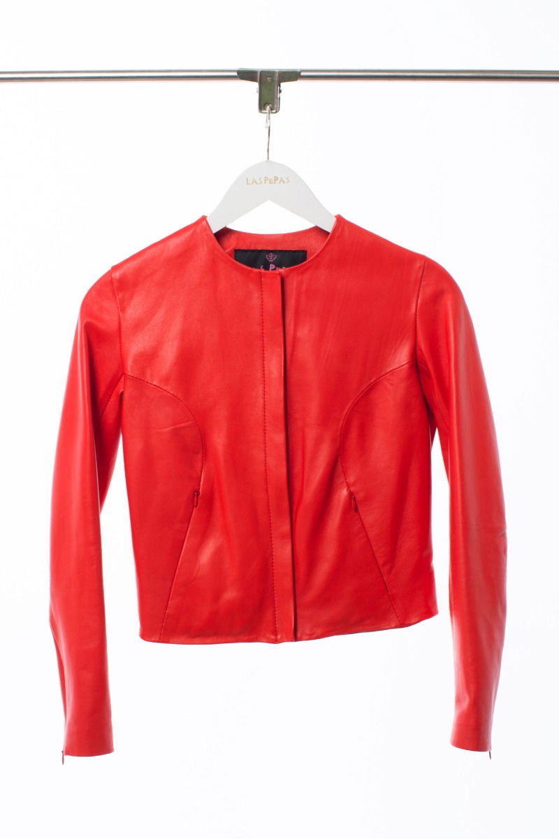 CAMPERA DE CUERO MARION // OVINO ITALIANO