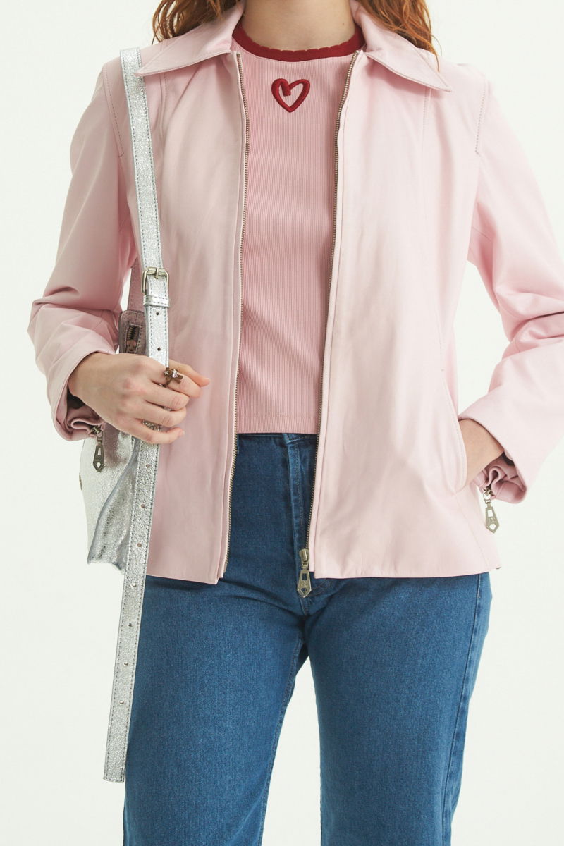 CAMPERA DE CUERO TRINY // OVINO ITALIANO