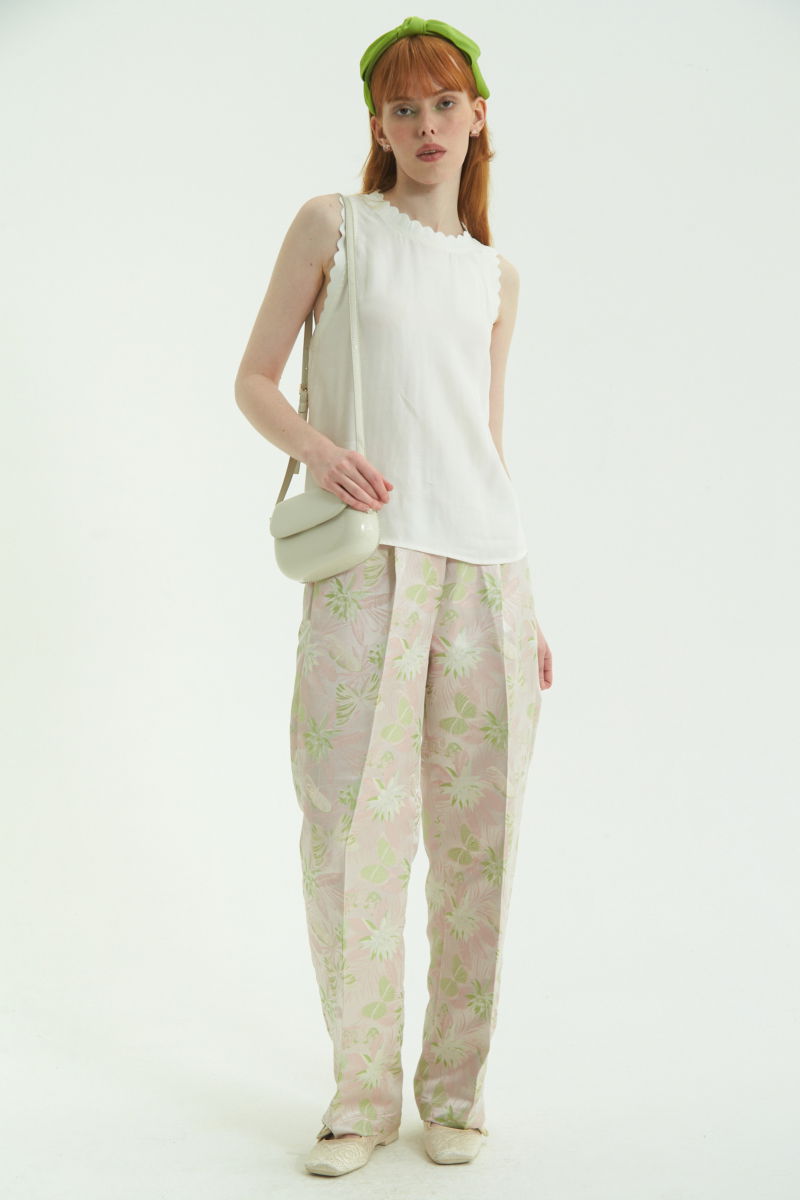 PANTALON YASMINE JACQUARD