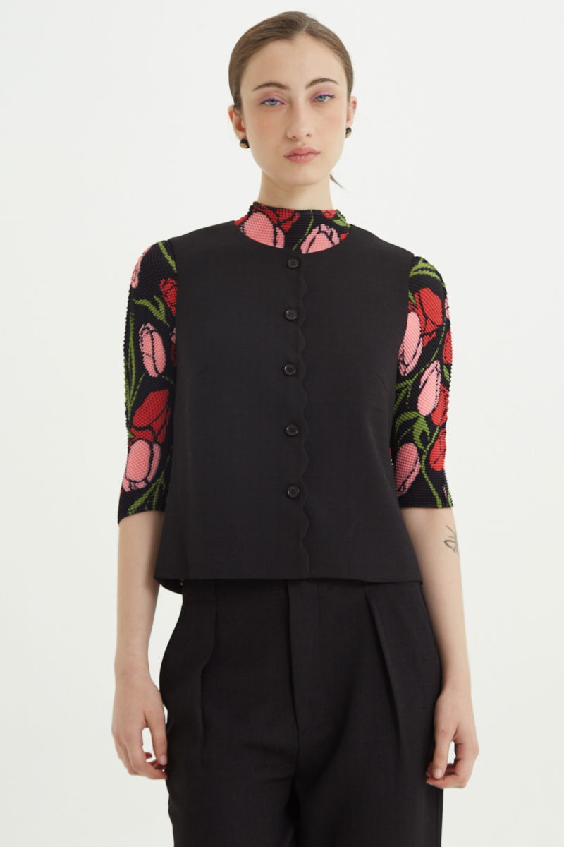 CHALECO SASTRERO SCALLOP