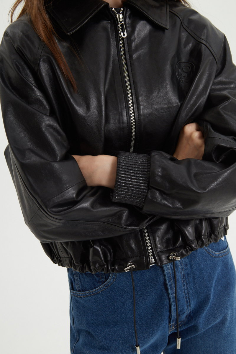 CAMPERA DE CUERO HEDY // OVINO