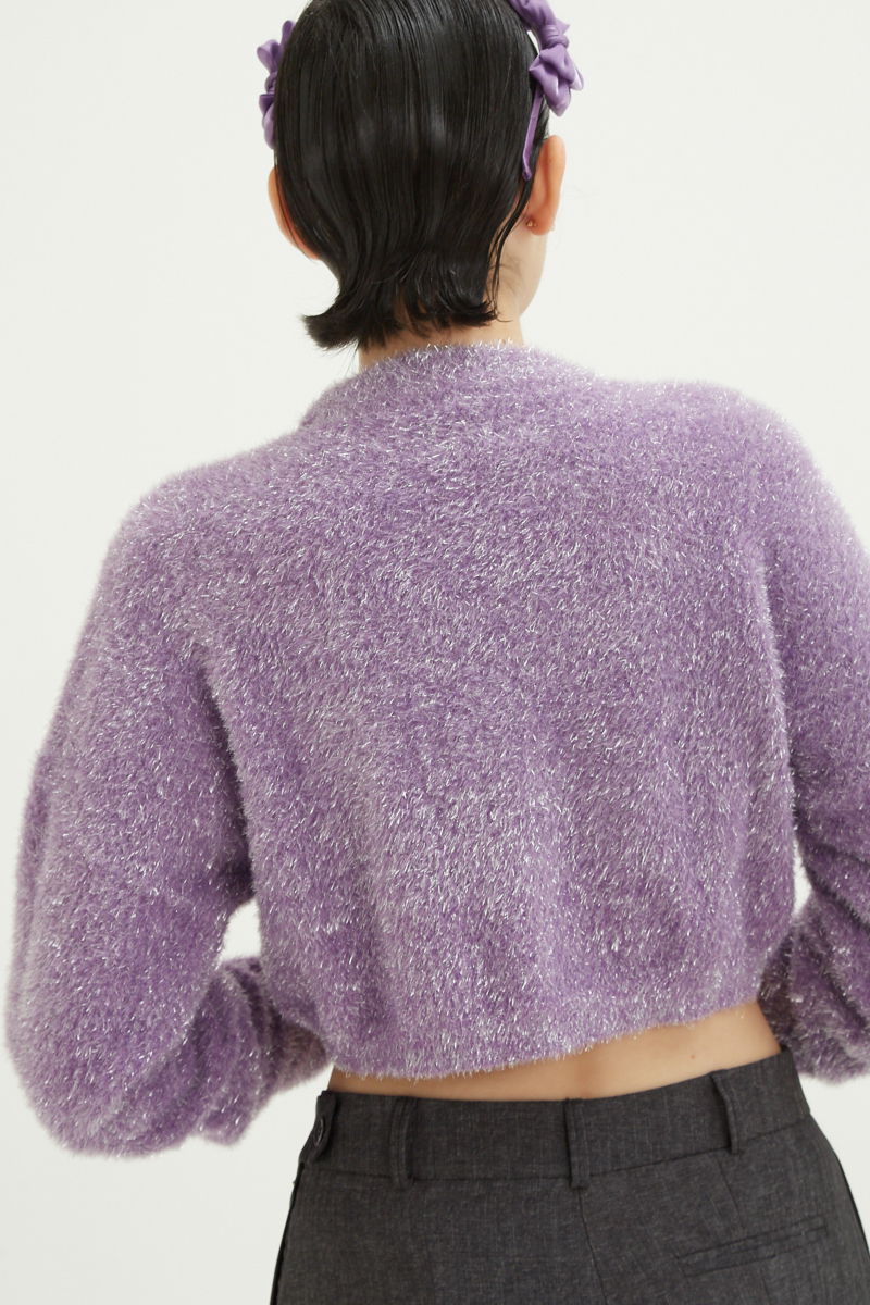 SWEATER FUZZ LUREX
