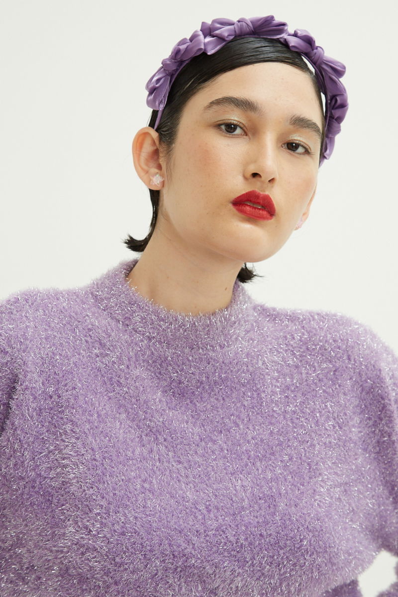 SWEATER FUZZ LUREX
