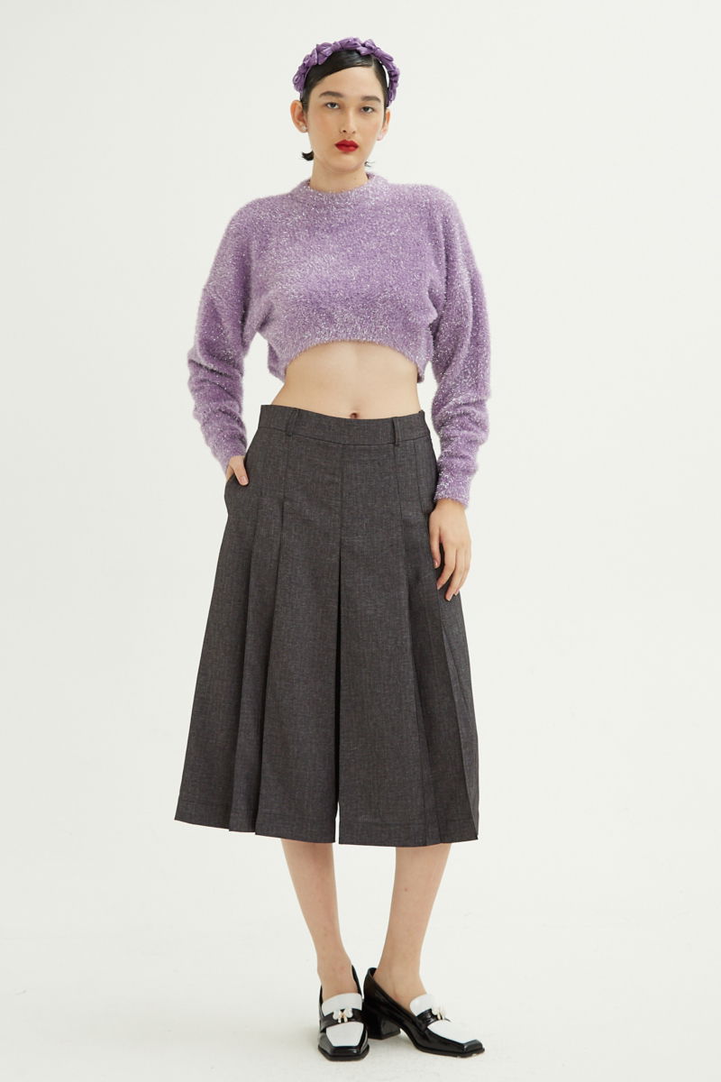 SWEATER FUZZ LUREX