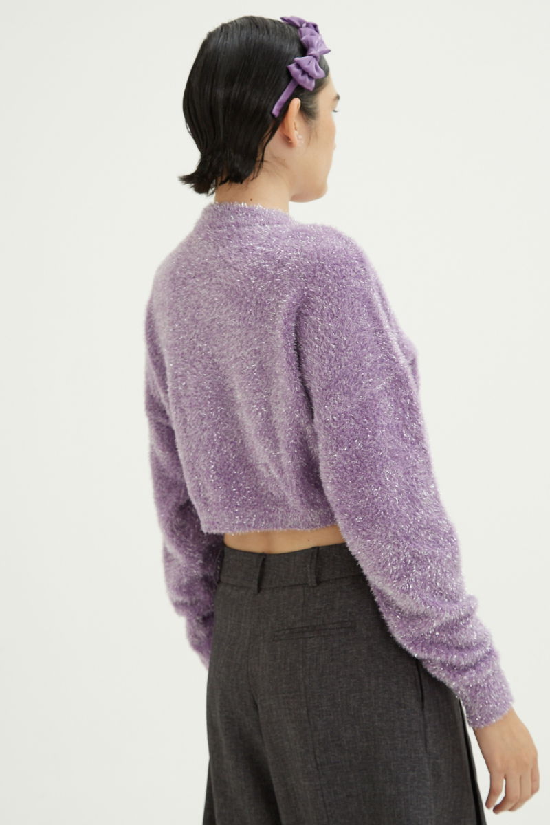SWEATER FUZZ LUREX