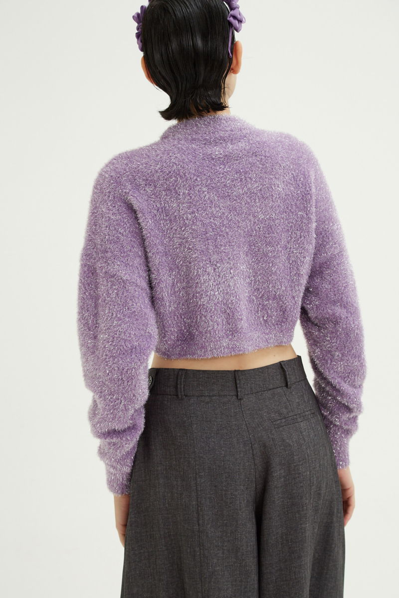 SWEATER FUZZ LUREX