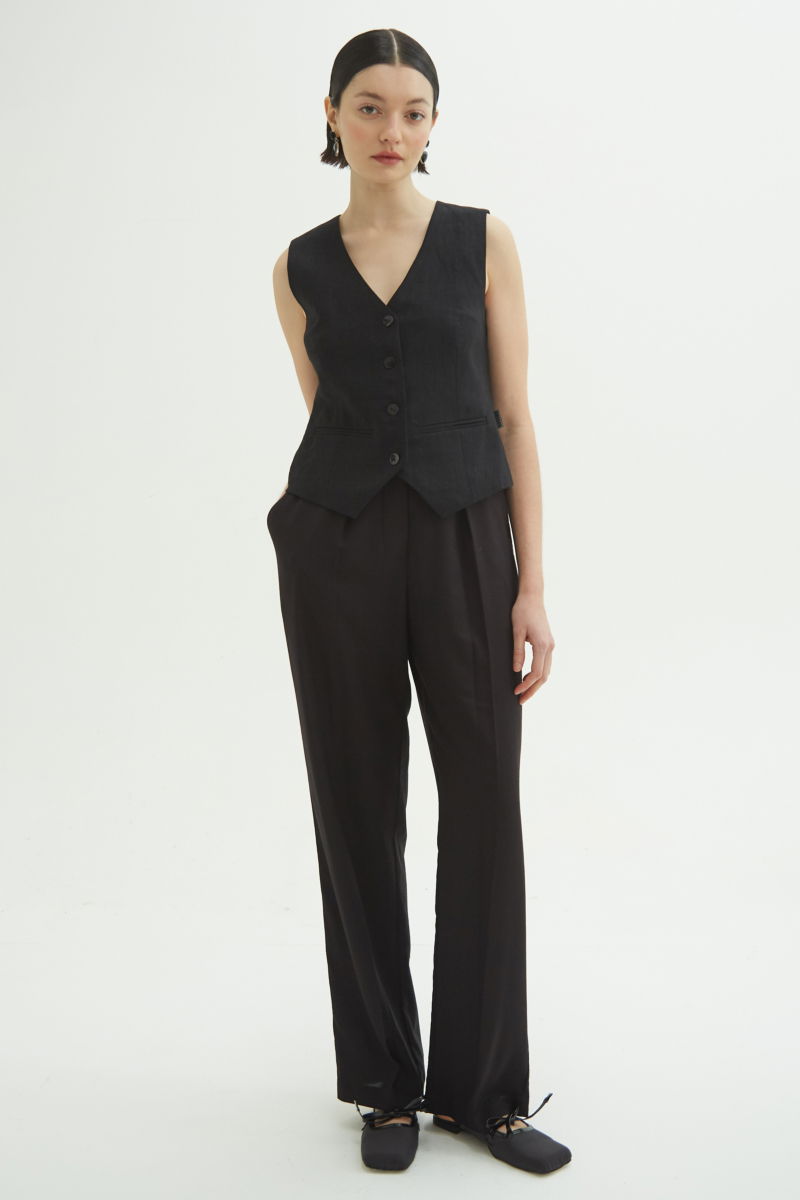 CHALECO DE LINO MARCIA