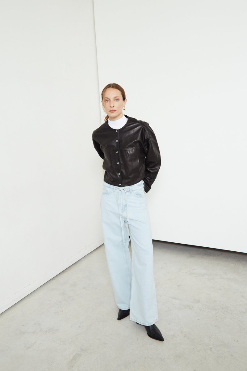 CAMPERA DE CUERO MIKO // OVINO