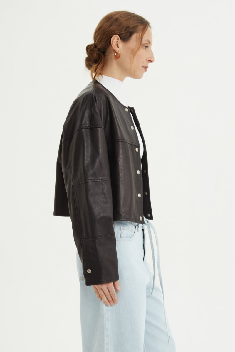 CAMPERA DE CUERO MIKO // OVINO