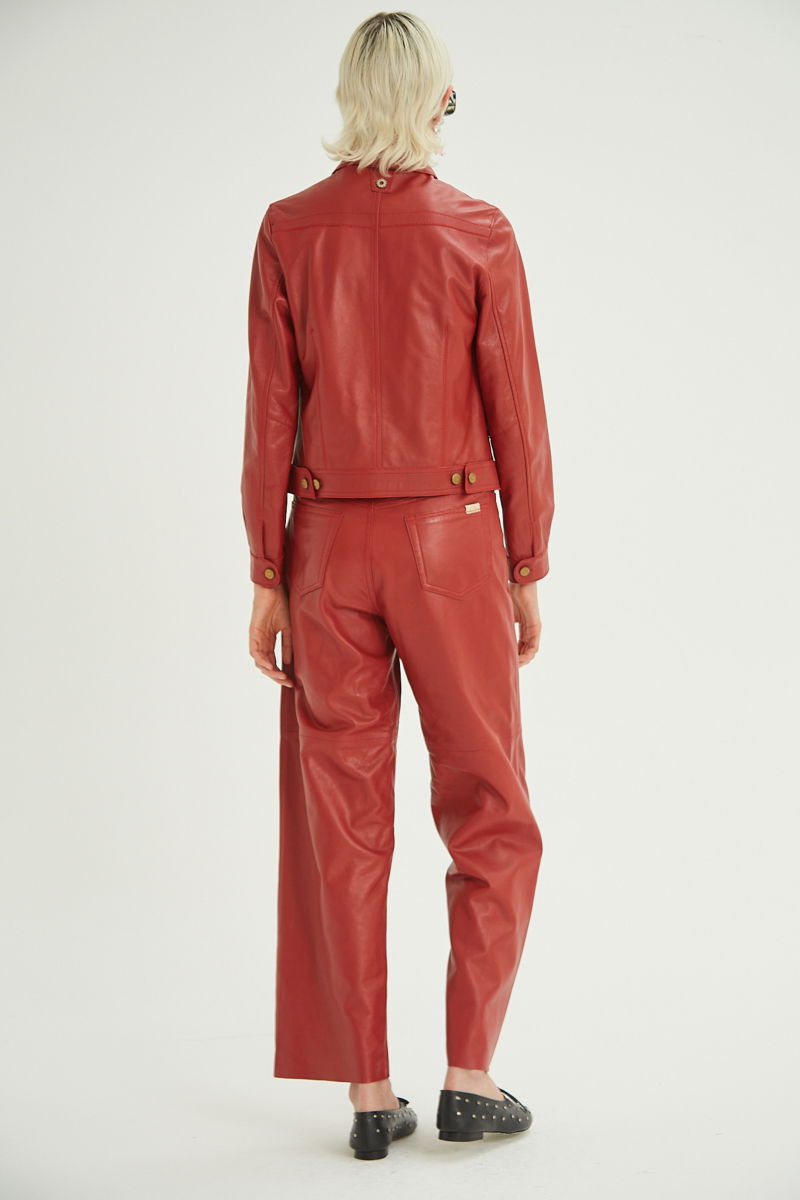 PANTALON DE CUERO LUNA // OVINO ITALIANO