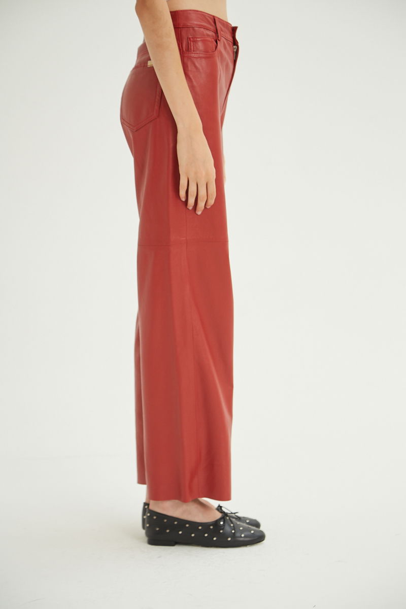 PANTALON DE CUERO LUNA // OVINO ITALIANO