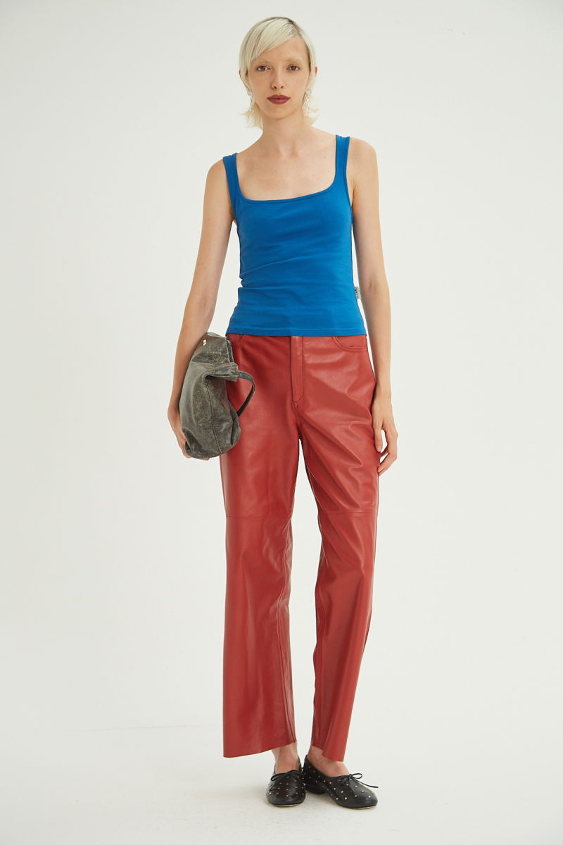 PANTALON DE CUERO LUNA // OVINO ITALIANO