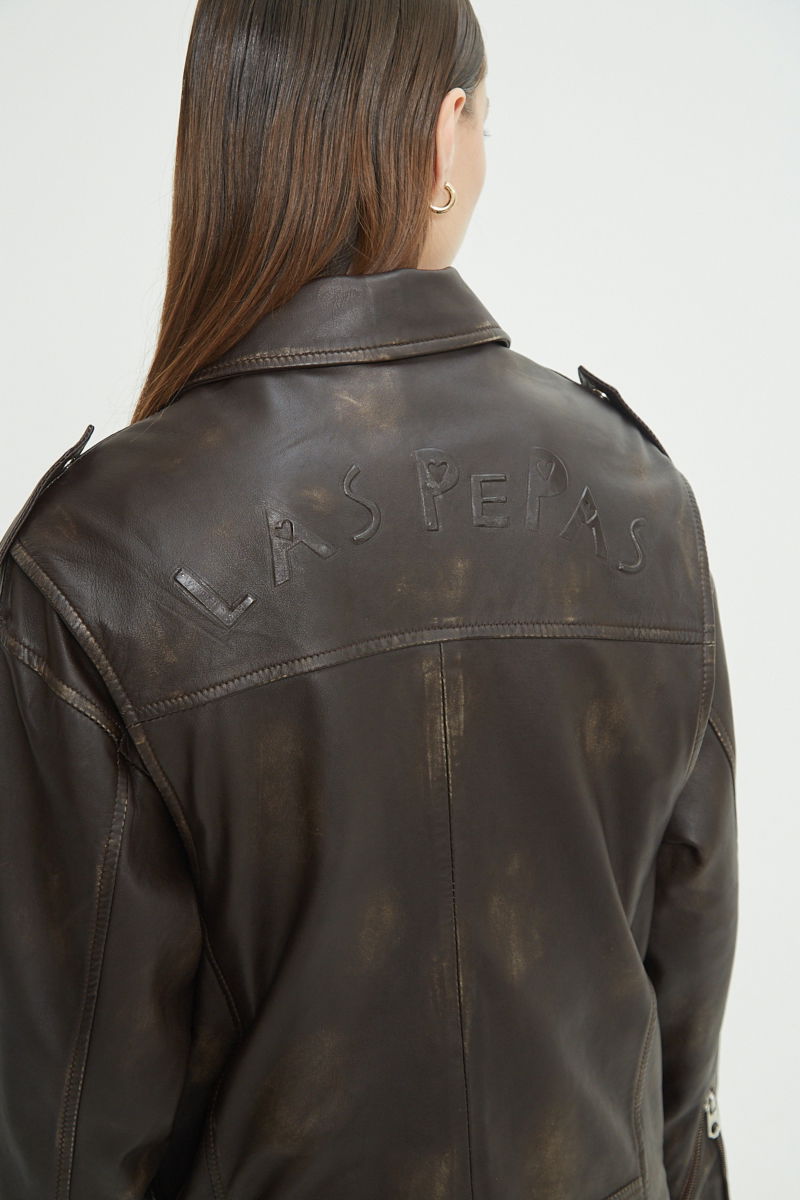CAMPERA DE CUERO STEWART