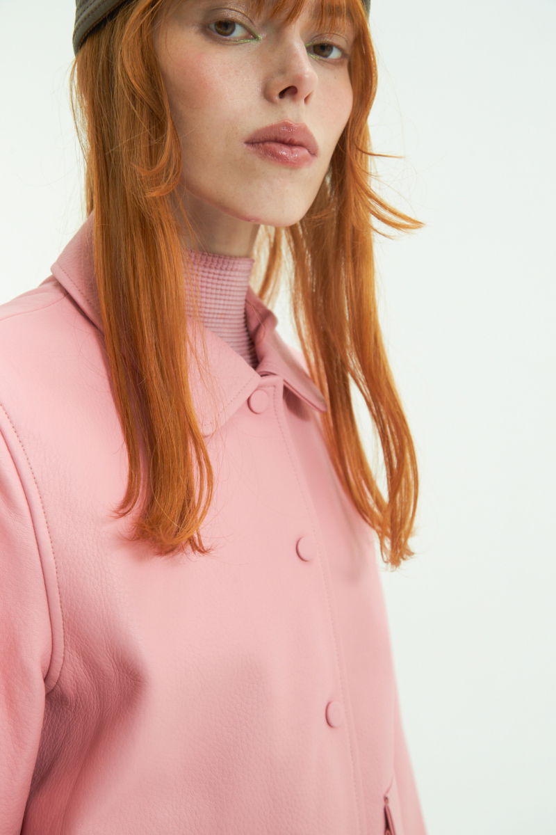 CAMPERA DE CUERO ZOE // OVINO