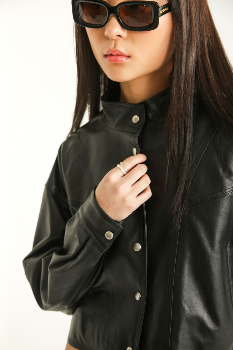 CAMPERA DE CUERO ALEXA // OVINO ITALIANO