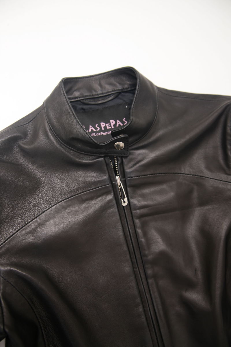 CAMPERA DE CUERO BROWN // OVINO