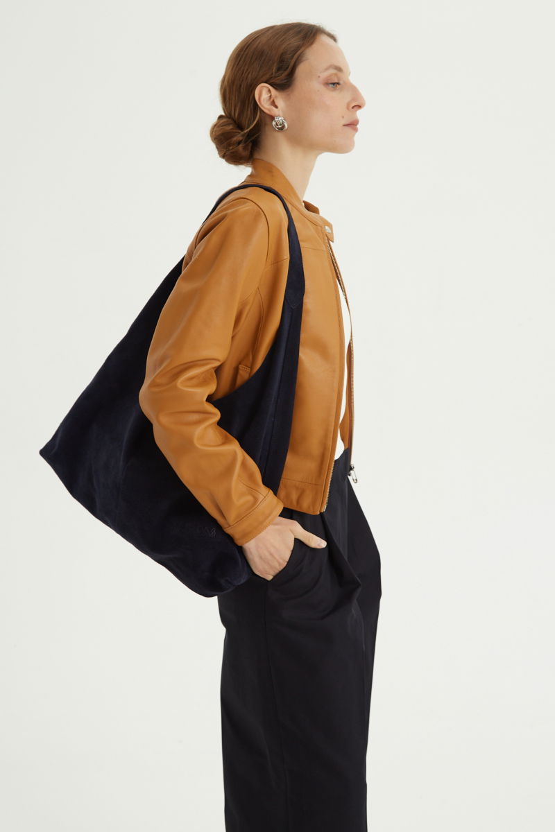 MAXI CARTERA DE GAMUZA JEREZ