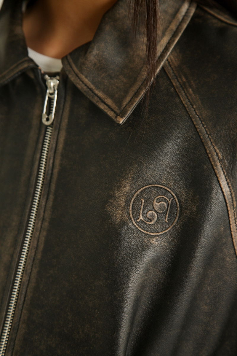 CAMPERA DE CUERO HEDY // OVINO
