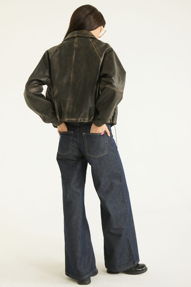 CAMPERA DE CUERO HEDY // OVINO