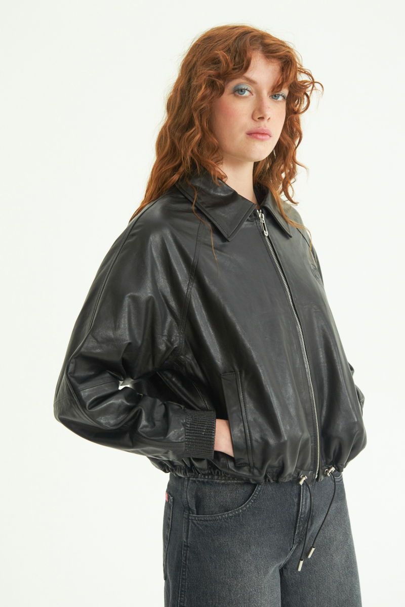 CAMPERA DE CUERO HEDY // OVINO