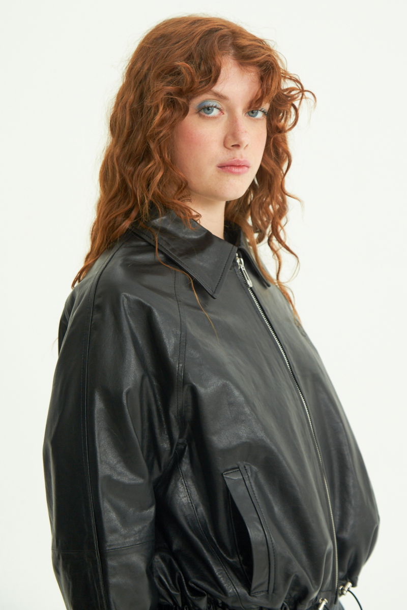 CAMPERA DE CUERO HEDY // OVINO