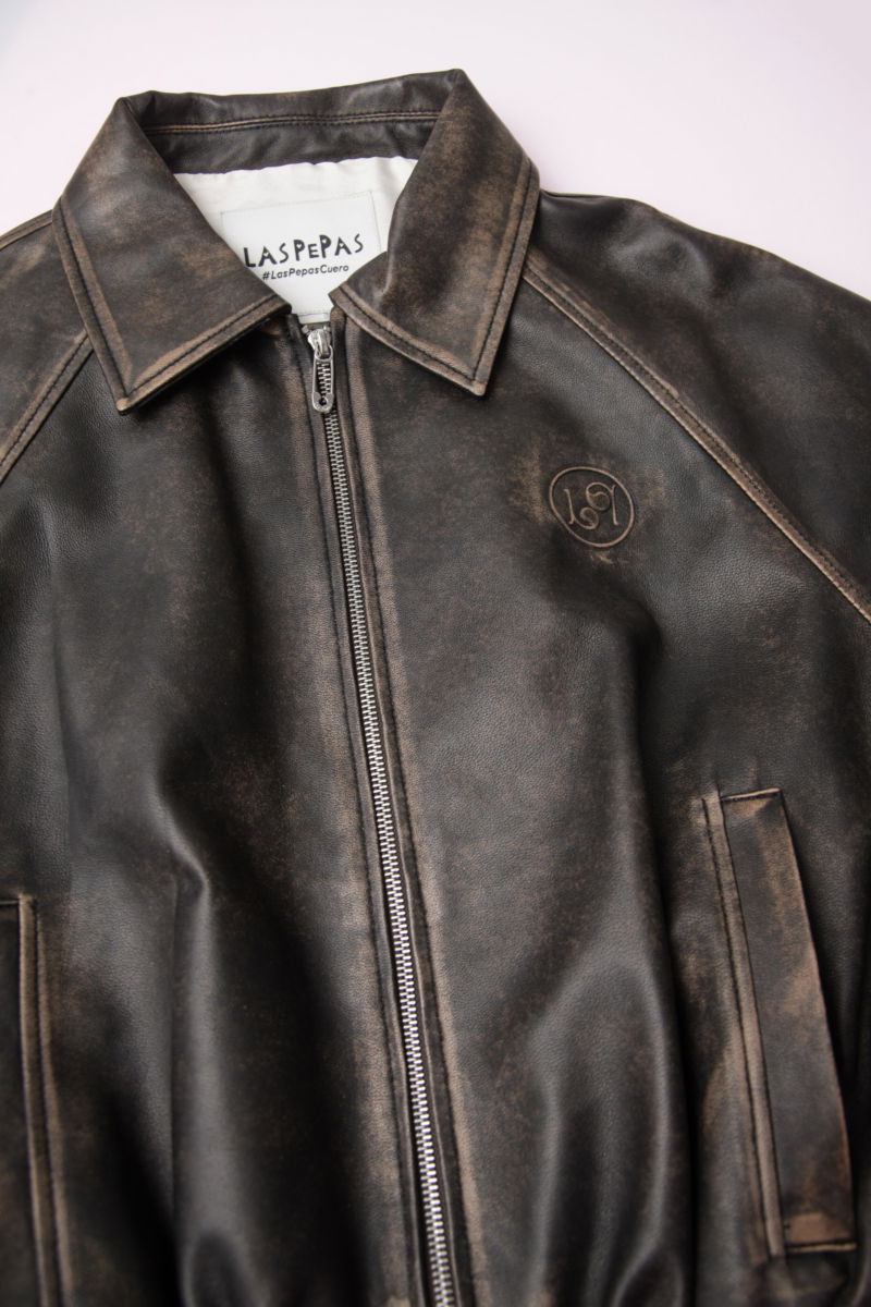 CAMPERA DE CUERO HEDY // OVINO