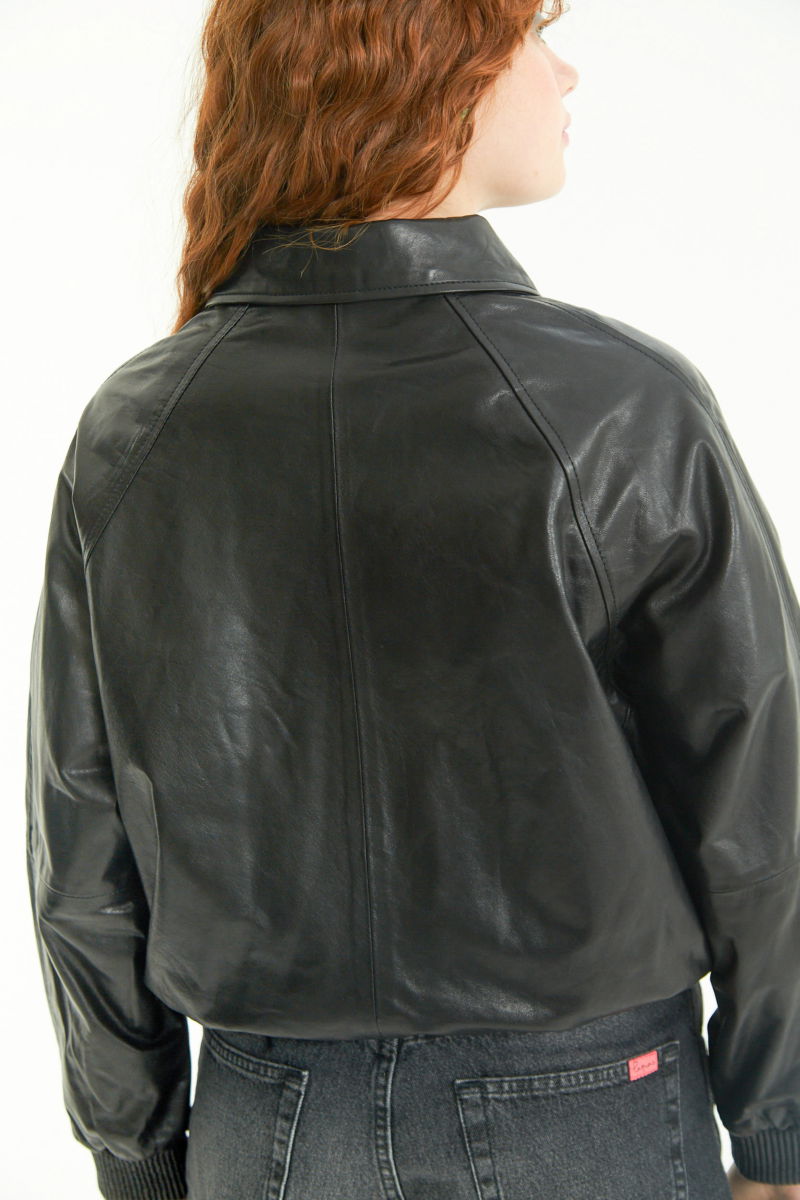 CAMPERA DE CUERO HEDY // OVINO