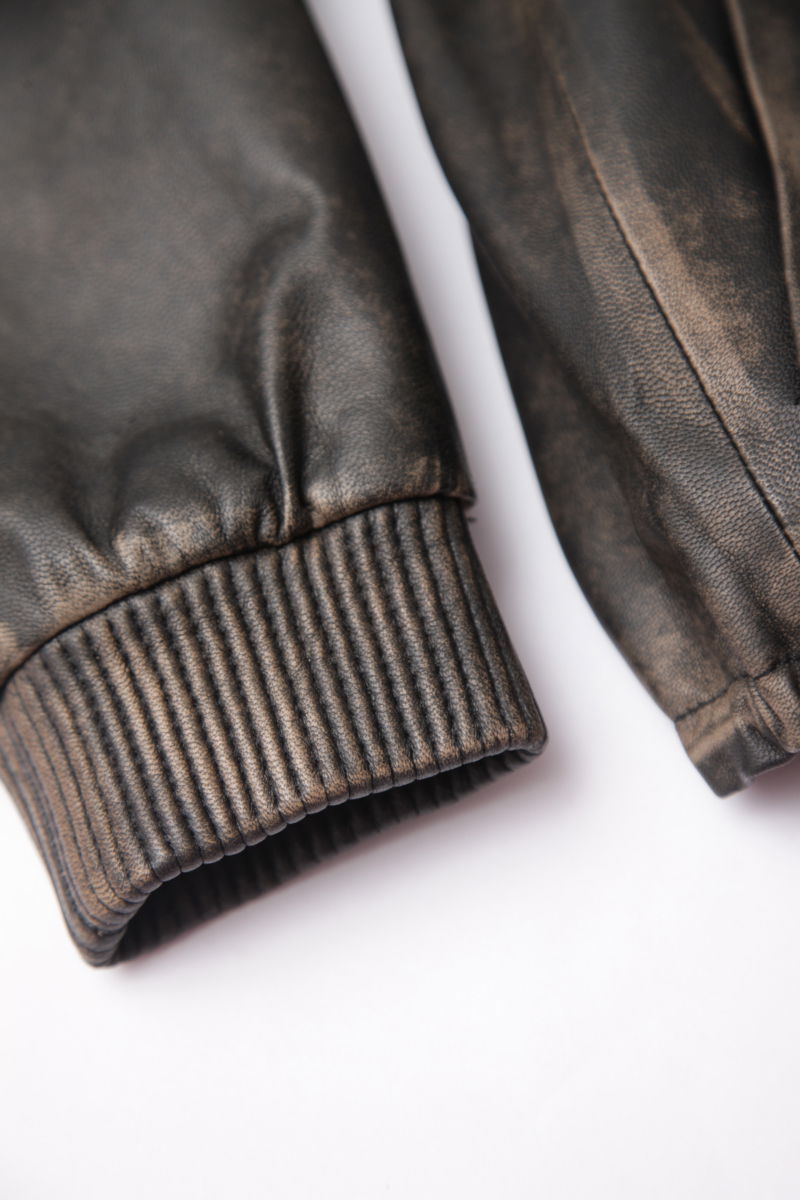 CAMPERA DE CUERO HEDY // OVINO