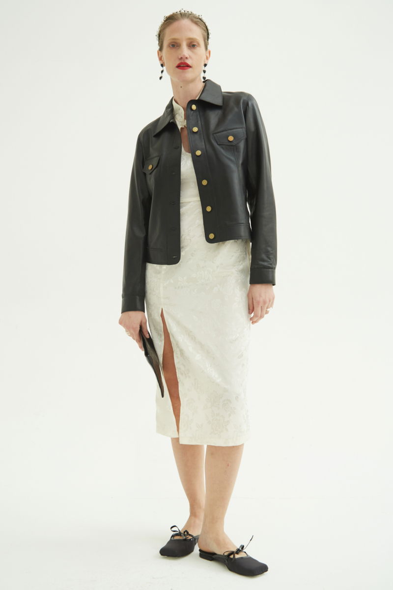 CAMPERA DE CUERO SARA//OVINO ITALIANO