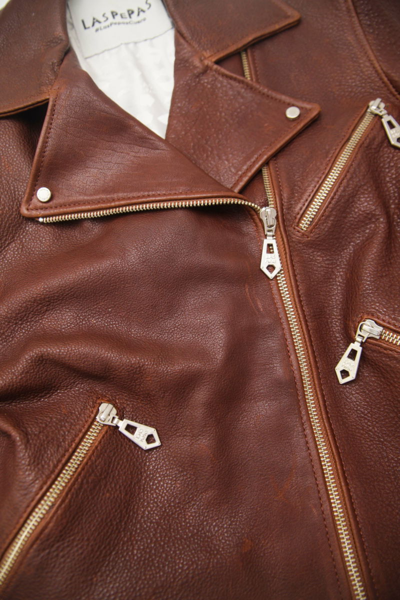 CAMPERA DE CUERO SCARLETT JUMBO // OVINO 