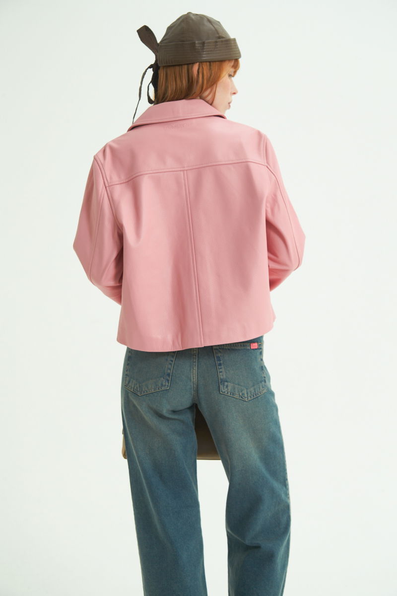 CAMPERA DE CUERO ZOE // OVINO