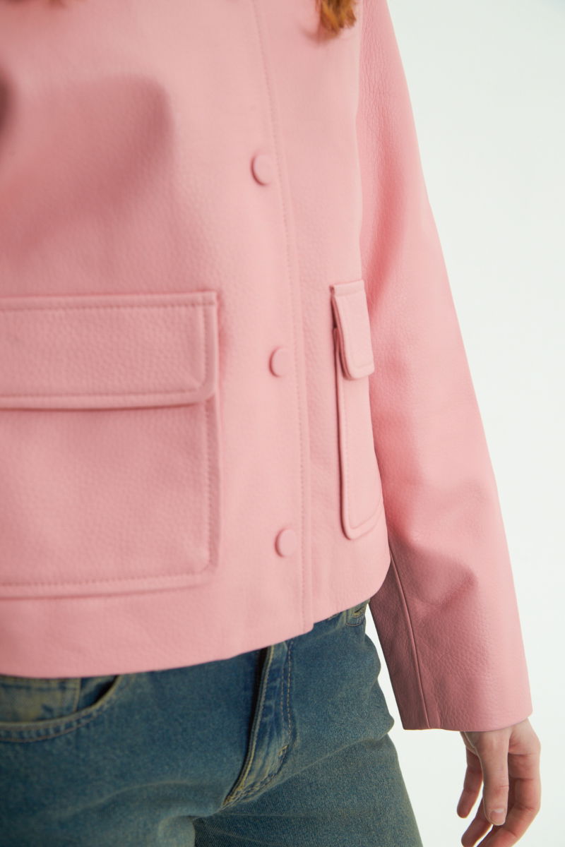 CAMPERA DE CUERO ZOE // OVINO