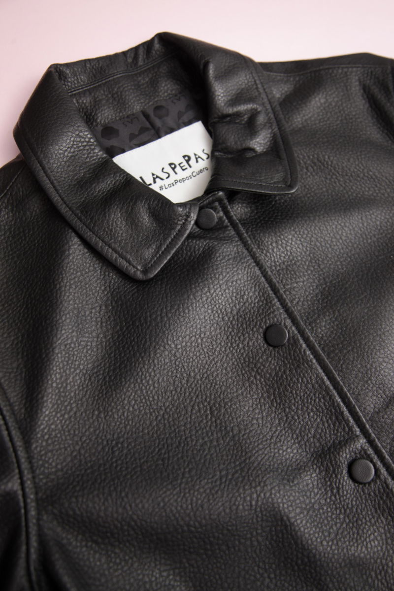 CAMPERA DE CUERO ZOE // OVINO