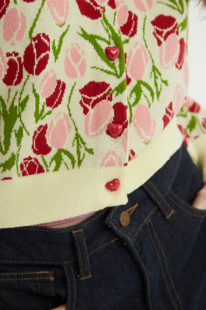 CARDIGAN TEJIDO ODETTE TULIP 