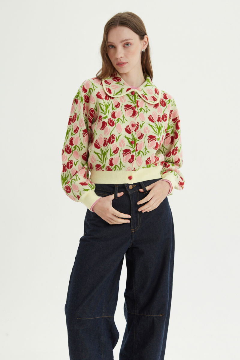 CARDIGAN TEJIDO ODETTE TULIP 