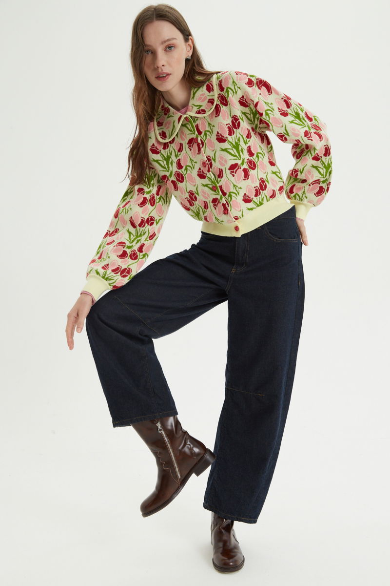 CARDIGAN TEJIDO ODETTE TULIP 