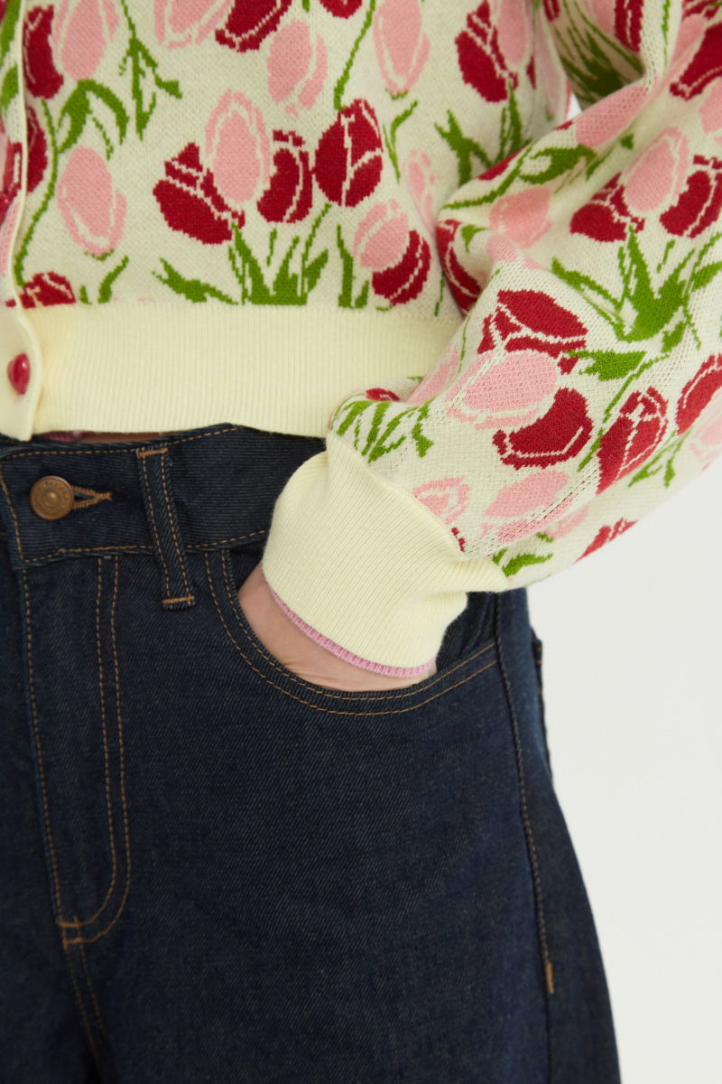 CARDIGAN TEJIDO ODETTE TULIP 