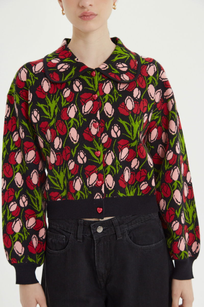 CARDIGAN TEJIDO ODETTE TULIP 