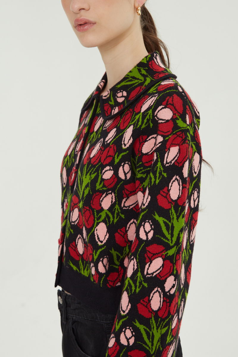 CARDIGAN TEJIDO ODETTE TULIP 