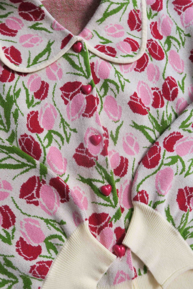 CARDIGAN TEJIDO ODETTE TULIP 