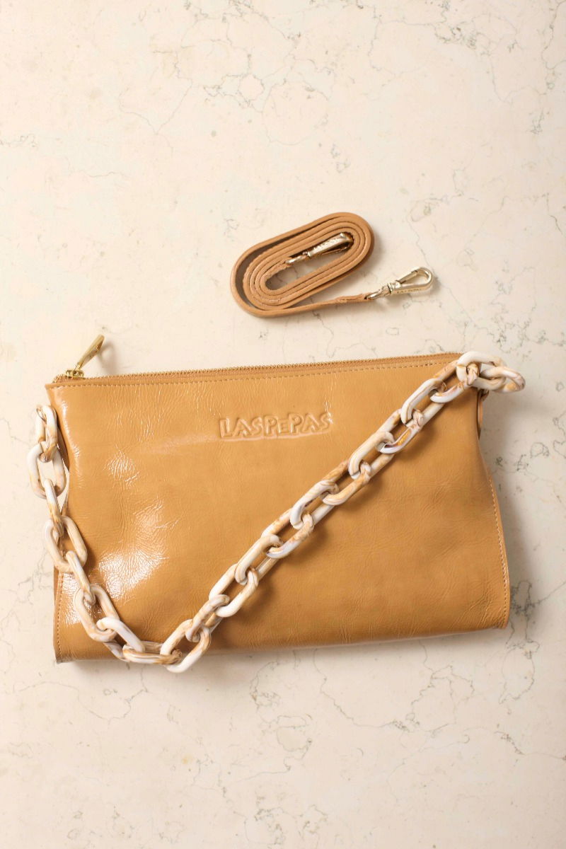 CARTERA DE CUERO MERESIAS CHAROL